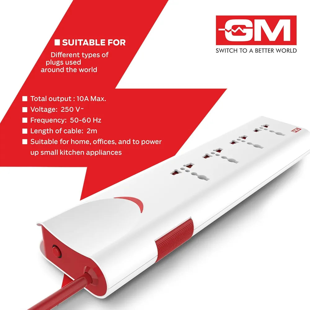 GM E-BOOK 4+1 POWER STRIP GM E-BOOK 4+1 POWER STRIP